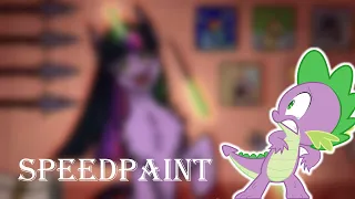 Speedpaint mlp - Abnormal interest in magic part 1