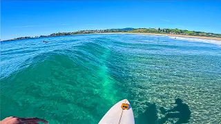 Surfing The GLASSIEST Waves of My LIFE!!! (POV)