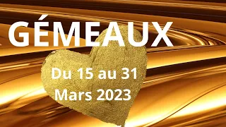 ♊️ GÉMEAUX - 🔮♥️ Tirage SENTIMENTAL du 15 au 31 Mars 2023 Les choses bougent car on s'exprime.