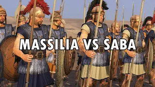 Massilia vs Saba - Multiplayer Battle - Total War Rome 2