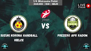 1/4 Mistrzostw Polski Juniorek: Suzuki Korona Handball Kielce - PreZero APR Radom