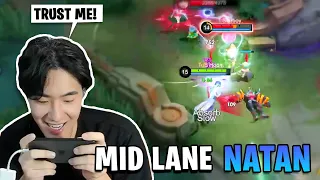 NATAN is mage, NO?? | Mobile legends