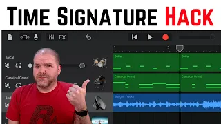 How to use 5/4 TIME in GarageBand iOS (iPad/iPhone)