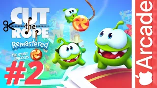 Cut the Rope Remastered: Chapter 2 Experiments ALL STARS - Apple Arcade