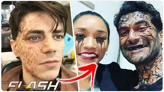 Actors Painful Prosthetics & Makeup In THE FLASH