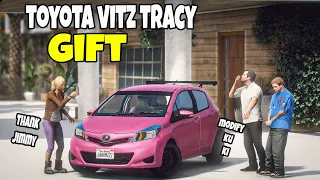GTA 5 Pakistan | Jimmy Buy New Pink Car For Tracey | Toyota Vitz 2015 | GTA 5 Mods | EP 28 Urdu