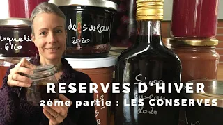 Réserves d'hiver de plantes sauvages comestibles - 2ème partie : les conserves