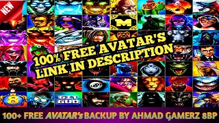 100+ FREE AVATAR's for  8 ball pool backup by ahmad gamerz 8bp | Backup link in Description