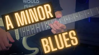 Sweet Groove Blues Guitar Backing Track - A Minor