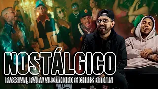 Rvssian, Rauw Alejandro & Chris Brown — Nostálgico | REACCIÓN
