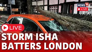 Storm Isha At London Heathrow Airport | Storm Isha Hits London Live | UK News Live | News18 | N18L