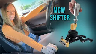 Installing MGW Short Throw Shifter, Trans. Mount Bushings, & Billetworkz Knob! Ep. 13