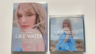 ♡Unboxing Wendy 웬디 1st Mini Album Like Water 라이크 워터 (Photobook & Case Ver.)♡