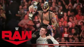 Rey Mysterio and son celebrate U.S. Title win: Raw Exclusive, Nov. 25, 2019