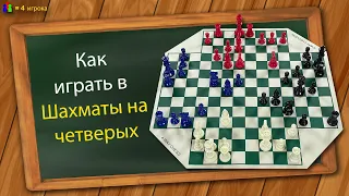 Как играть в Шахматы на четверых (Вариация "Все против всех")