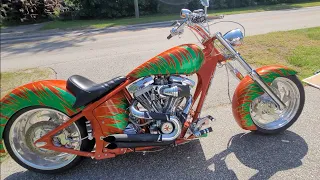 PRO STREET 121 CI TP ENGINEERING SOFTAIL CHOPPER 119 RWHP!