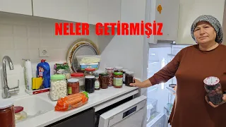 AKŞAM AKŞAM YENİ EVİMİZE GELDİK HATİCE HANIM NELER GETİRMİŞ