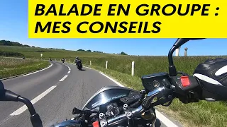 Balade moto en groupe : mes conseils