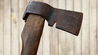 RESTORATION OF AN OLD CARPENTER'S AXE