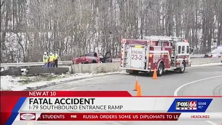 Fatal one car accident takes place on I-79 southbound ramp in Crawford County