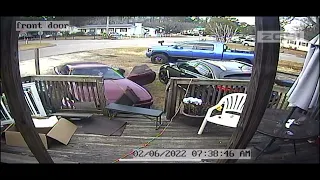 MK3 Toyota Supra takes out front porch new driver 5 speed