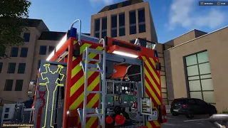 Containerbrannt und Pumpeneinsatz im Feuerwehrsimulator 2