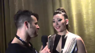 ESCKAZ in Stockholm: Interview with Sanja Vučić ZAA (Serbia) (at Balkan party)