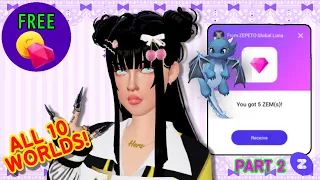 10 ZEPETO WORLDs for FREE ZEMs and Coins in 2024 ZEPETO TUTORIAL PART 2