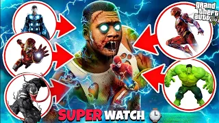 GTA 5 : Franklin Trying Avengers New Watch To Become New Avenger in (GTA V MOD)