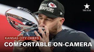 Kansas City Chiefs' Travis Kelce Talks about his Comfort Being 'On-Camera'