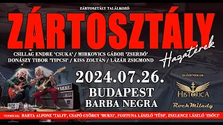 Zártosztály - Éjjel érkezem (hivatalos koncertfelvétel / official live video)