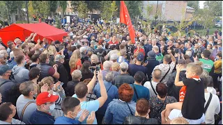 Алимова митинг сквер Марии Расковой в заводском 12.09.2021 Саратов