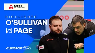 Lift Off 🚀 | Ronnie O'Sullivan vs Jackson Page | 2024 World Snooker Championship Highlights