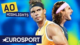 Rafael Nadal vs Stefanos Tsitsipas Highlights | Australian Open 2019 Semi-Finals