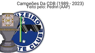 Campeões Da CDB (1989-2023)