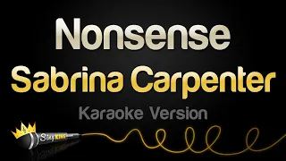 Sabrina Carpenter - Nonsense (Karaoke Version)