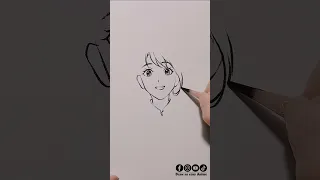 Drawing Suzume #drawsoeasyanime #trendingshorts #animeart #fanart