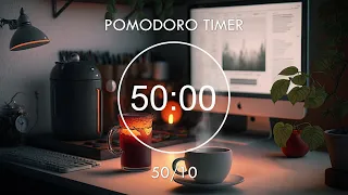 50/10 Pomodoro Timer Ambience Nature Sounds | 3 x 50 min | Focus Station