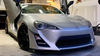 TRD Front Canard Install for FRS/BRZ/86!