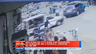 UB: Mga kuha ng CCTV bago ang pamamaril na ikinasawi ng 4 sundalo, sinusuri na ng NBI