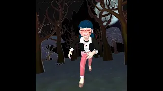 Cat Noir Help Me🧟😭😰 #miraculous #scary #bhoot #wednesday #shorts #tiktok#ladybug #tiktokviral#zepeto