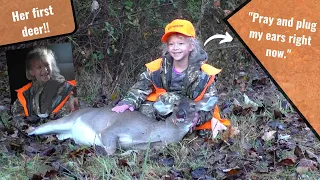 Big Doe Down!! Anna's first deer!!! Tennessee youth hunt.