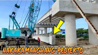 Ganito Pala Ginagawa ang Tulay,Girder Launching,Flyover Construction|Bridge Construction.