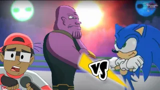 Cartoon beatbox battles thanos vs sonic fanmade