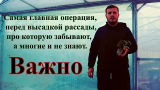 №5 Самая ВАЖНАЯ операция, при высадке рассады. Газация теплицы - борьба с вредителями и болезнями.