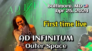 Ad Infinitum - Outer Space @Rams Head Live!, Baltimore, MD 🇺🇸 April 25, 2024 LIVE HDR 4K