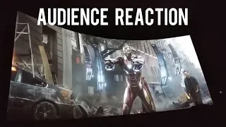 Avengers: Infinity War - Audience Reaction Iron Man Mark 50 Suit Up