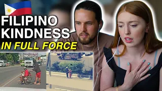 INCREDIBLE FILIPINO KINDNESS Caught on Camera! Emotional Reaction