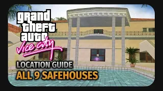 GTA Vice City - All 9 Safehouses (Location Guide)