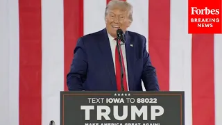 Trump Rips Biden Foreign Policy, Blames Perception Of US For Israel Attack At Waterloo, Iowa Rally